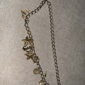 1980s l Nautical Gold Chain Belt 38” adjustable gold tone vintage